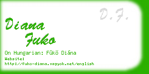 diana fuko business card